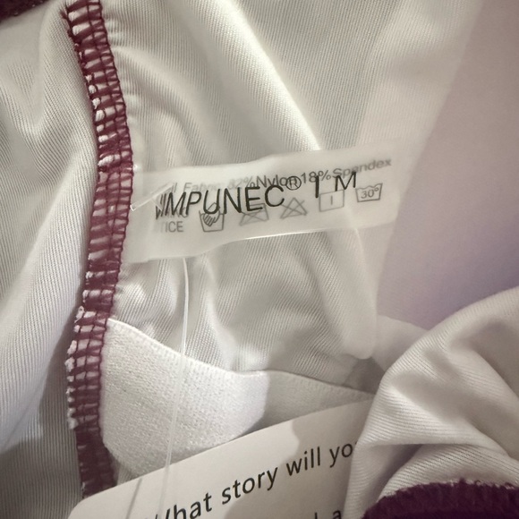 Vimpunec One Piece swim Dress Swimsuit tummy control modest swim bathing suitNWT - Picture 5 of 5